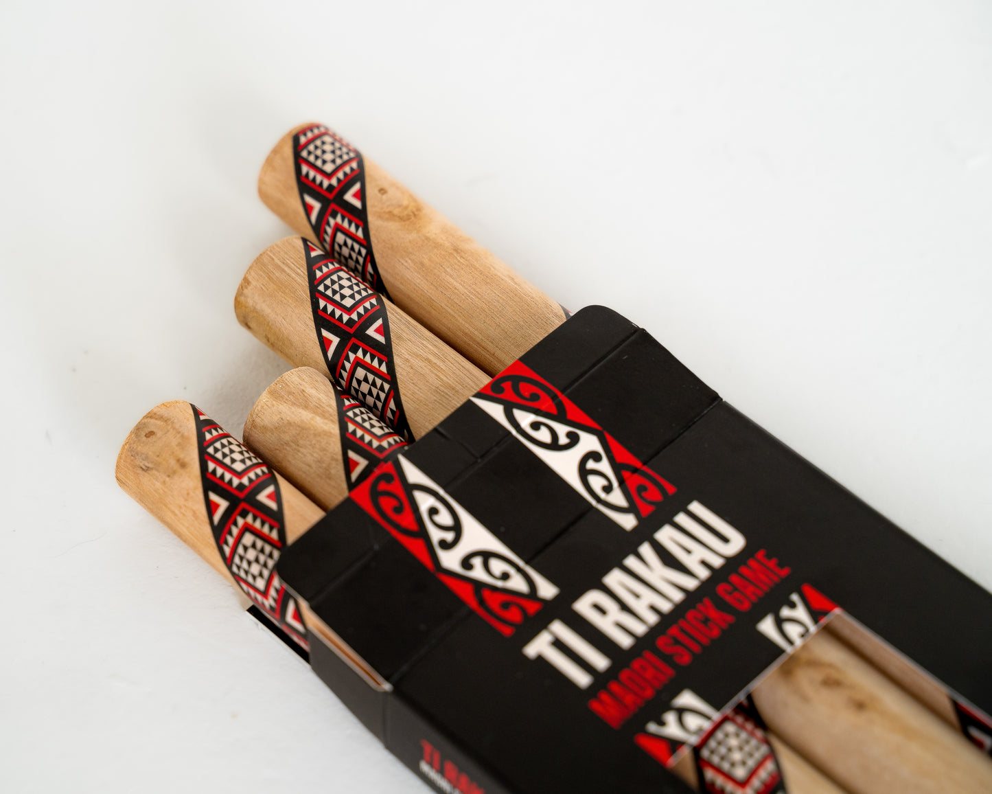 Handmade NZ Māori Design Ti Rakau (Red)